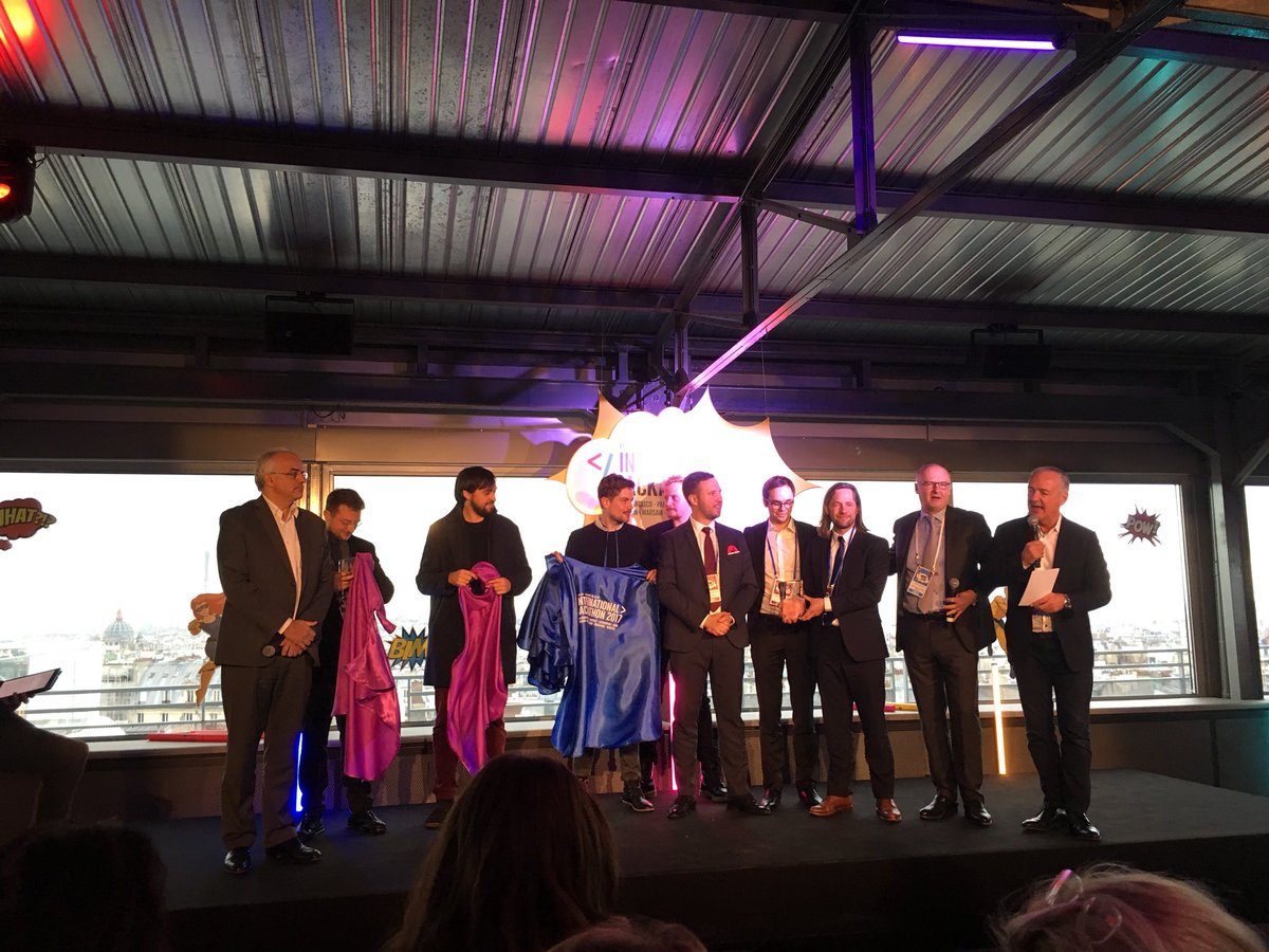 BNPParibas's tweet image. Last but not least, the 3rd award of the #SuperDemoDay is a tie between @inspirient and @SpidChain! Awarded for the international integration and scalability! #InternationaHackathon