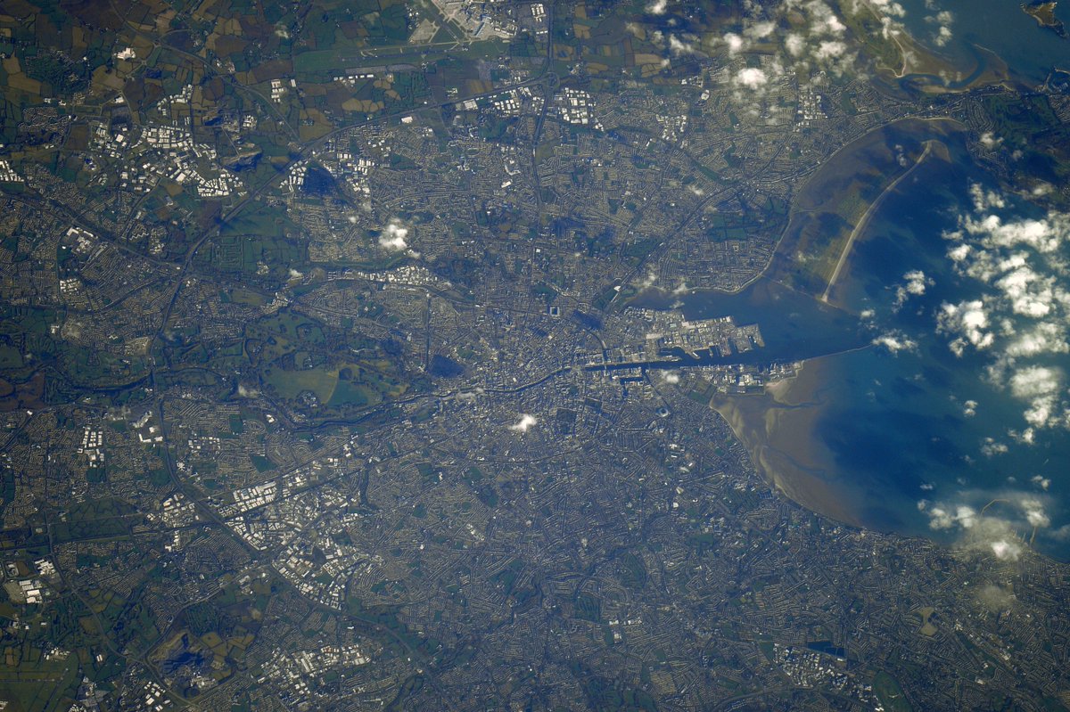 AstroKomrade's tweet image. Good morning from @Space_Station.  Dublin Ireland #LoveDublin