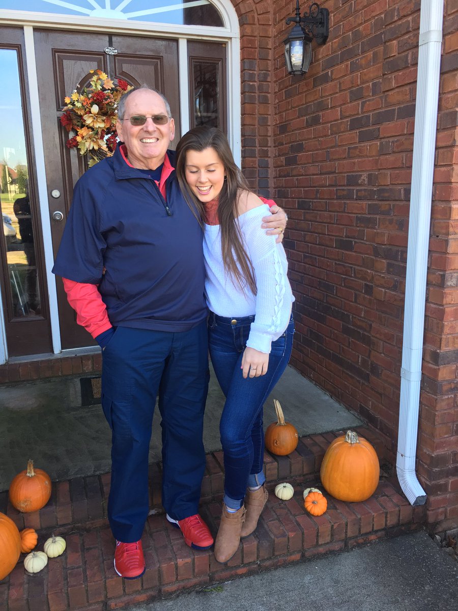HalleRhea's tweet photo. You've done it Papa....75 years! Happy Birthday to my #1 https://t.co/8euyB80wVb