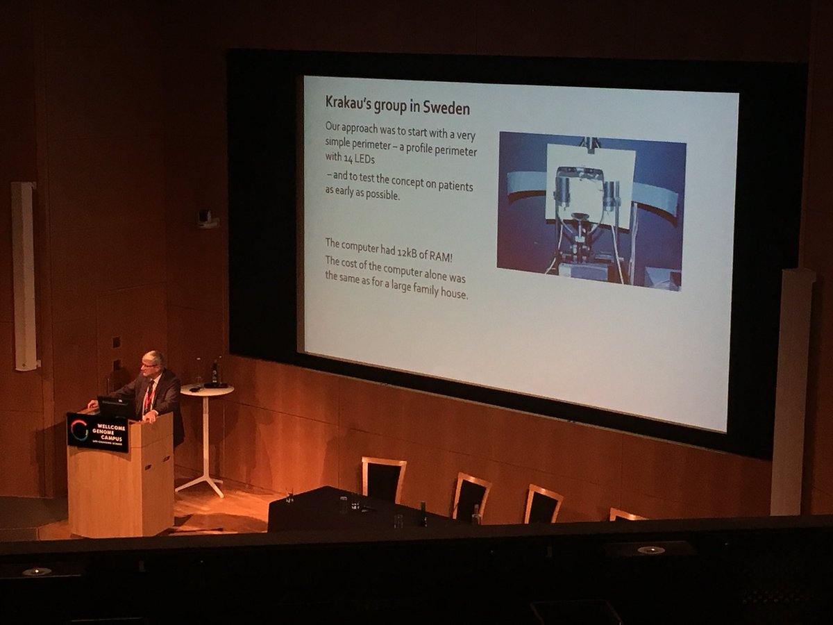 drburton's tweet photo. Automated perimetry early developments in the 70s had initial RAM of just 12kb!! #ukegs #glaucoma #history #past2present #ophthalmology https://t.co/AtvQ5mkByh