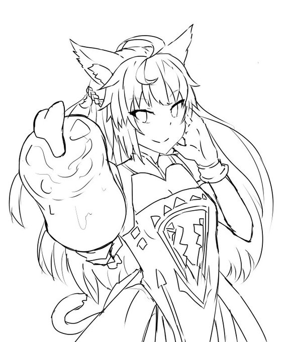 息抜きにアタランテらくがき。これもやることやったら塗ろうかな 