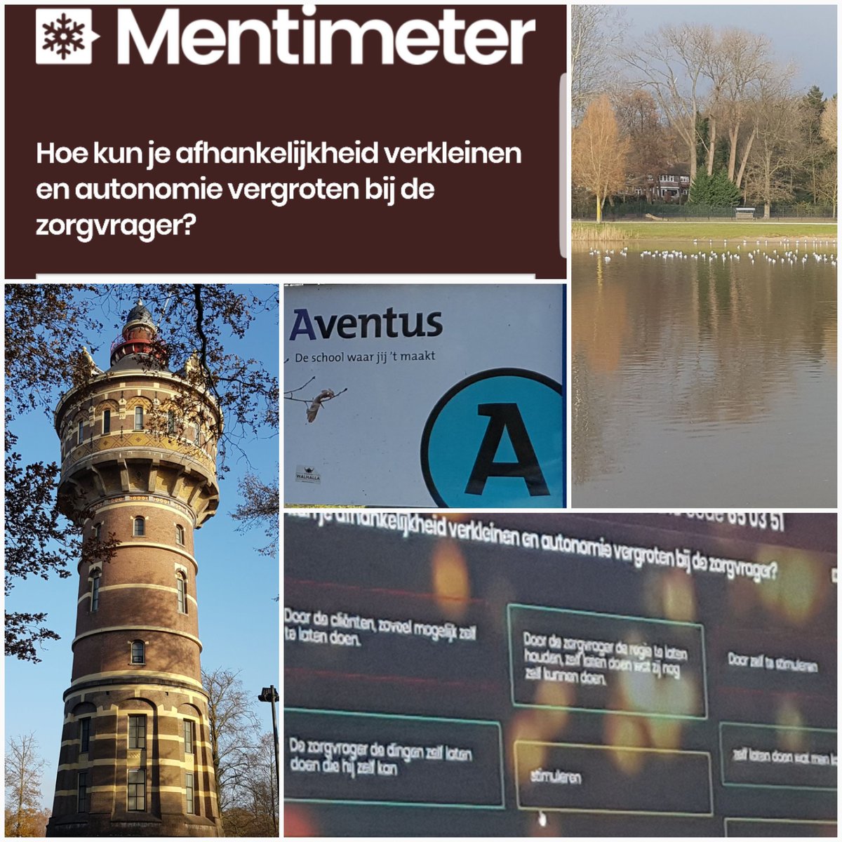 WeertCoaching's tweet photo. Aanwezig bij @Aventus Deventer voor een laatste lesbezoek van 2017 voor #PDG @MarantElst. Over #beroepshouding in de @zorgsectorwerkt. Veel activerende #didactiek en #SamenwerkendLeren met oa @Mentimeter in een inspirerende (#leer)omgeving met een zeer gemeleerde #BBL #BOL groep. https://t.co/BKHGkSlULR