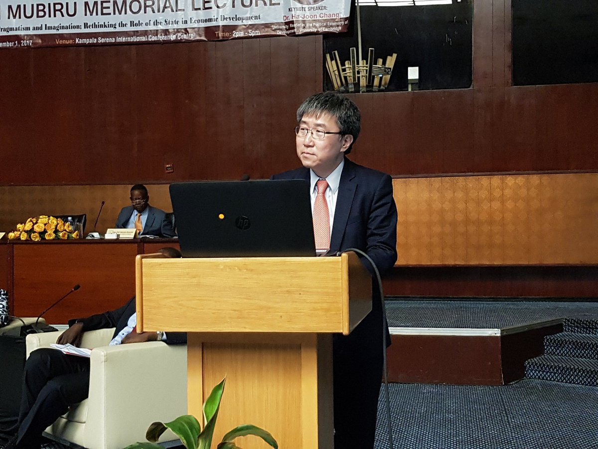 BOU_Official's tweet photo. "All of today's rich countries, except for the Netherlands and (pre-WW1) Switzerland, used protectionism for substantial periods in order to develop their economies." - Dr. Ha Joon Chang #JMML2017 https://t.co/QCa6lCpd28