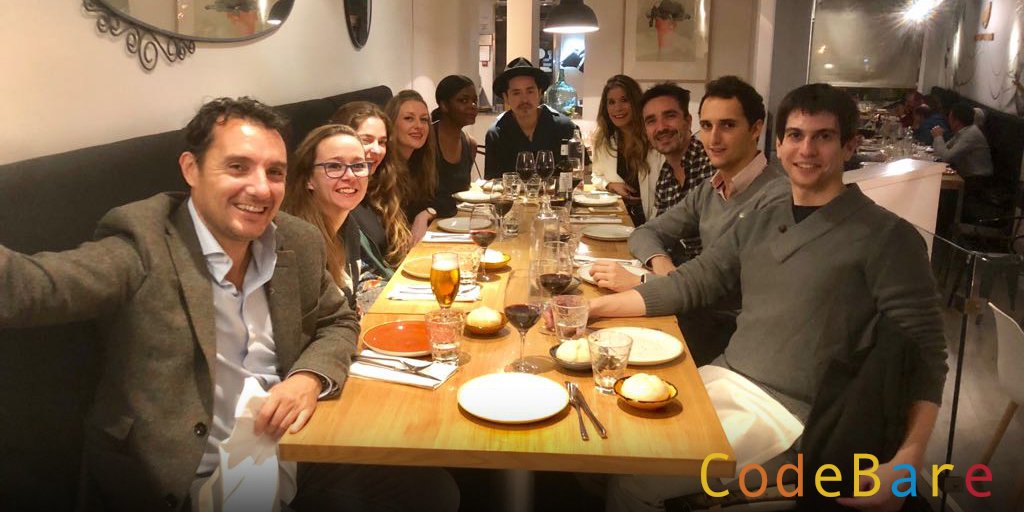 CodeBarePR's tweet photo. Early Christmas dinner with part of the #team 😍🤭 #comunicación #pr #MarketingDigital https://t.co/V2qq8Nbxaf
