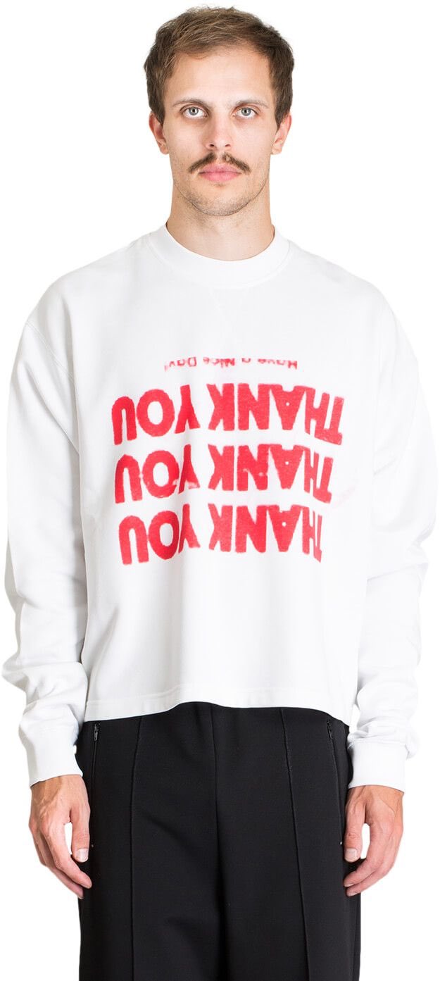 raf simons thank you hoodie