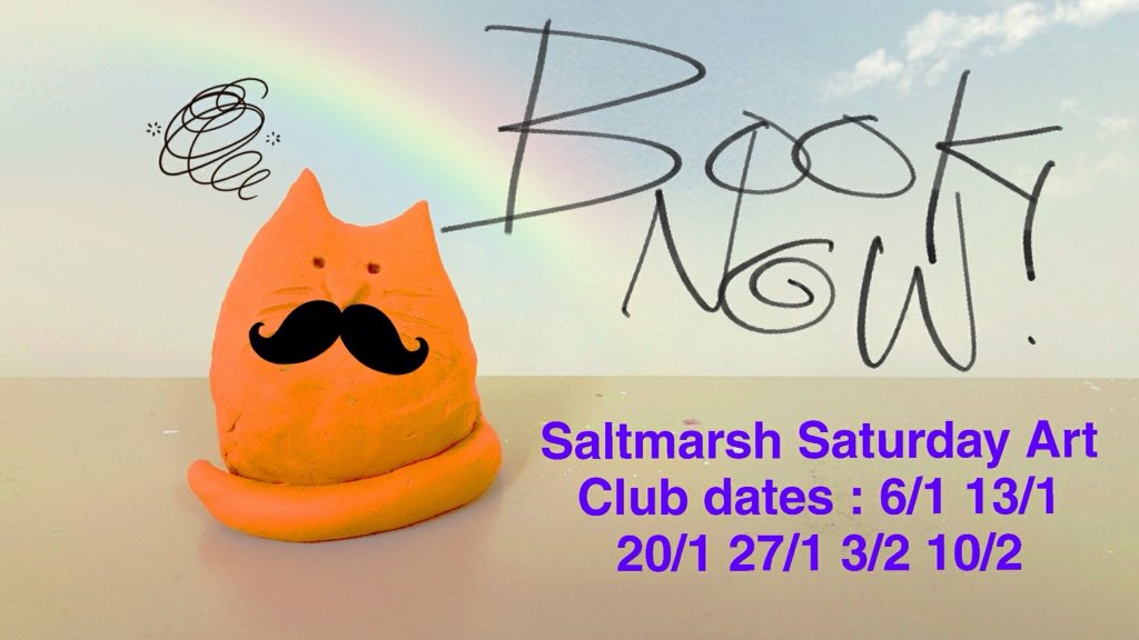 Book your child in for our Saturday morning kids #artclasses for the #newyear now! Pop into the shop or call 01892 527512. #workshops #art #saltmarsh #kids