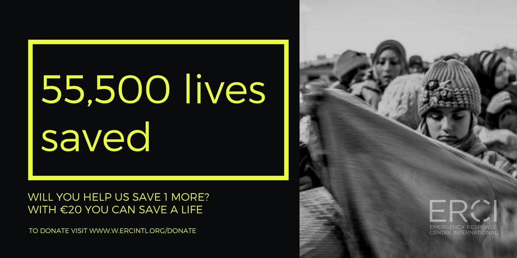 ERCIntl's tweet photo. On the island of Lesvos, Greece we have saved 55,500 lives and by donating €20 today, you can help save 1 life. 

To donate visit: https://t.co/IZLn7SxBlS

#ERCIsar #RefugeesGr #Lesvos #Greece https://t.co/a0I6yurLuo