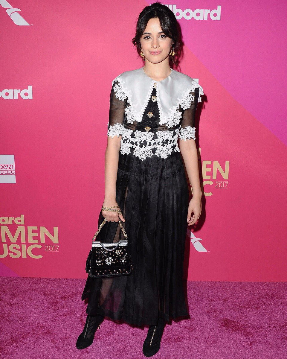 dolcegabbana's tweet photo. Singer Camila Cabello wore Dolce&amp;Gabbana to the “Billboard Women In Music" event at the Ray Dolby Ballroom in Hollywood where she accepted the prize for Breakthrough Artist of the year. #DGCelebs #DGWomen https://t.co/mlhGcFPC0u