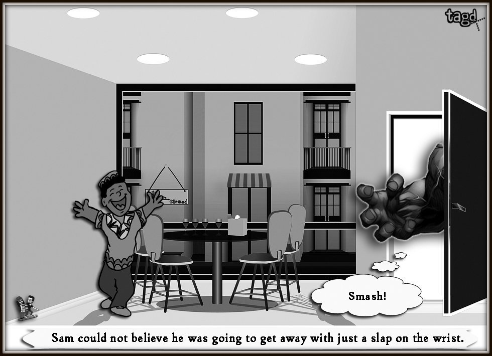 comicnama's tweet photo. TAGD 001: For the times you think you've gotten away but haven't...

#justlaunched #comic #comics #comicstrip #tagd #throughaglassdarkly #sarcasm #art #artwork #artist #drawing

Co-created by @DesaiSaurin and Rockpire Designs https://t.co/UL1PDZ8pxV