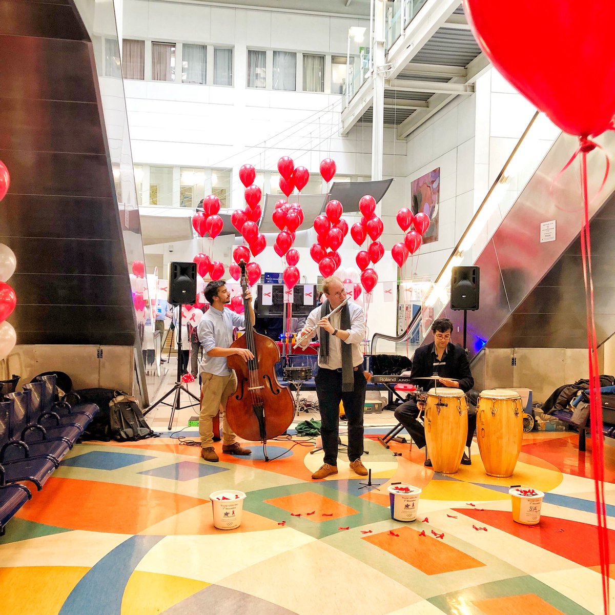 An honour to play at Chelsea and Westminster Hospital for #WorldAIDSDay 2017.