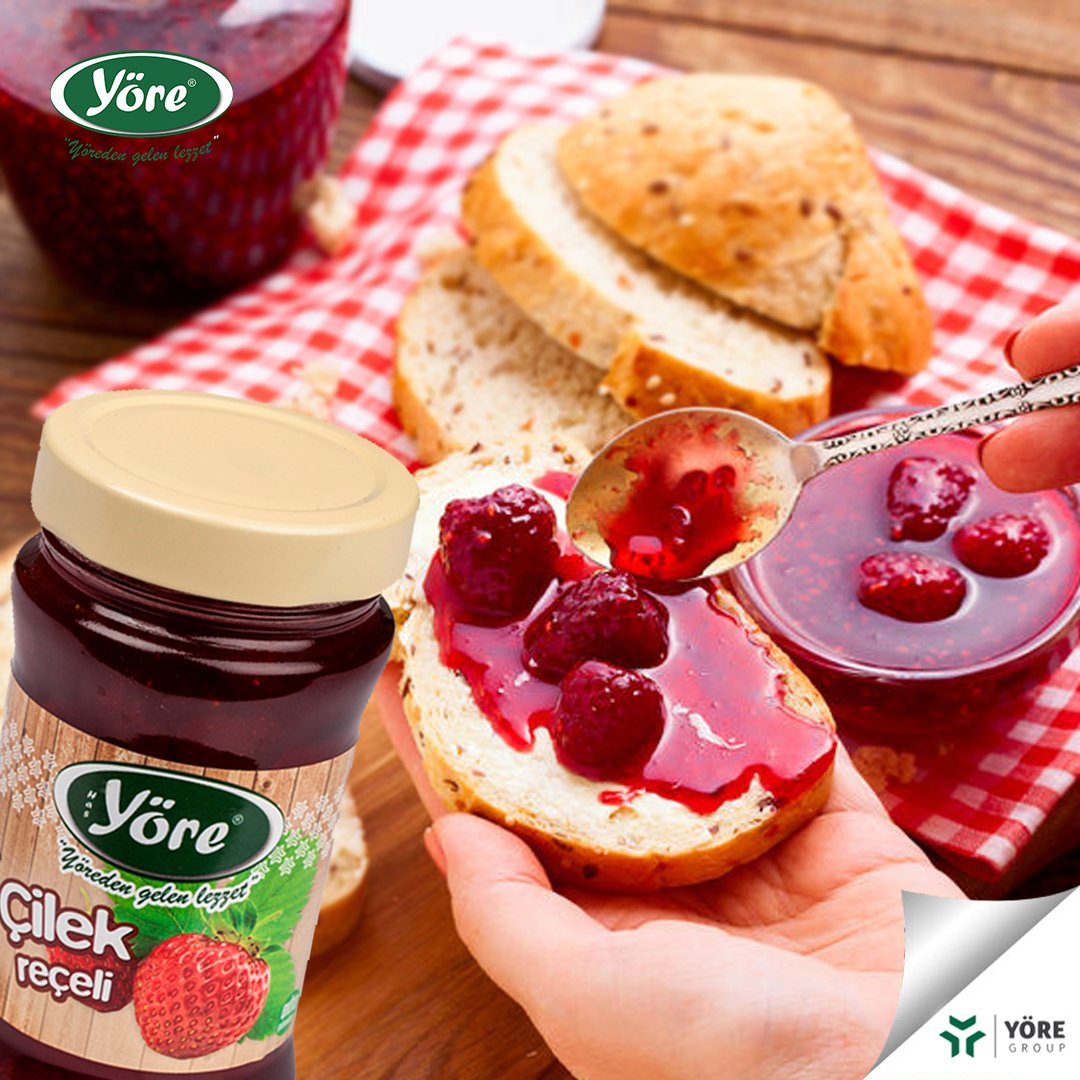 Kahvaltıda kızarmış ekmeğinize süreceğiniz çilek reçelinin keyfini, size başka ne verebilir? #kahvaltı