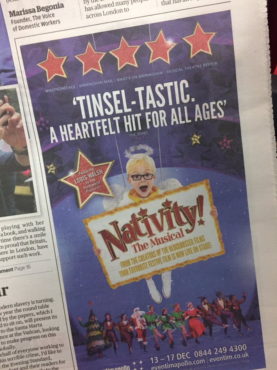 DeborahIsitt's tweet photo. Did you know that the 🌟🌟🌟🌟🌟new musical NATIVITY! Is all set in COVENTRY hopefully the new city of culture! @Coventry2021 https://t.co/65xvv86TbI