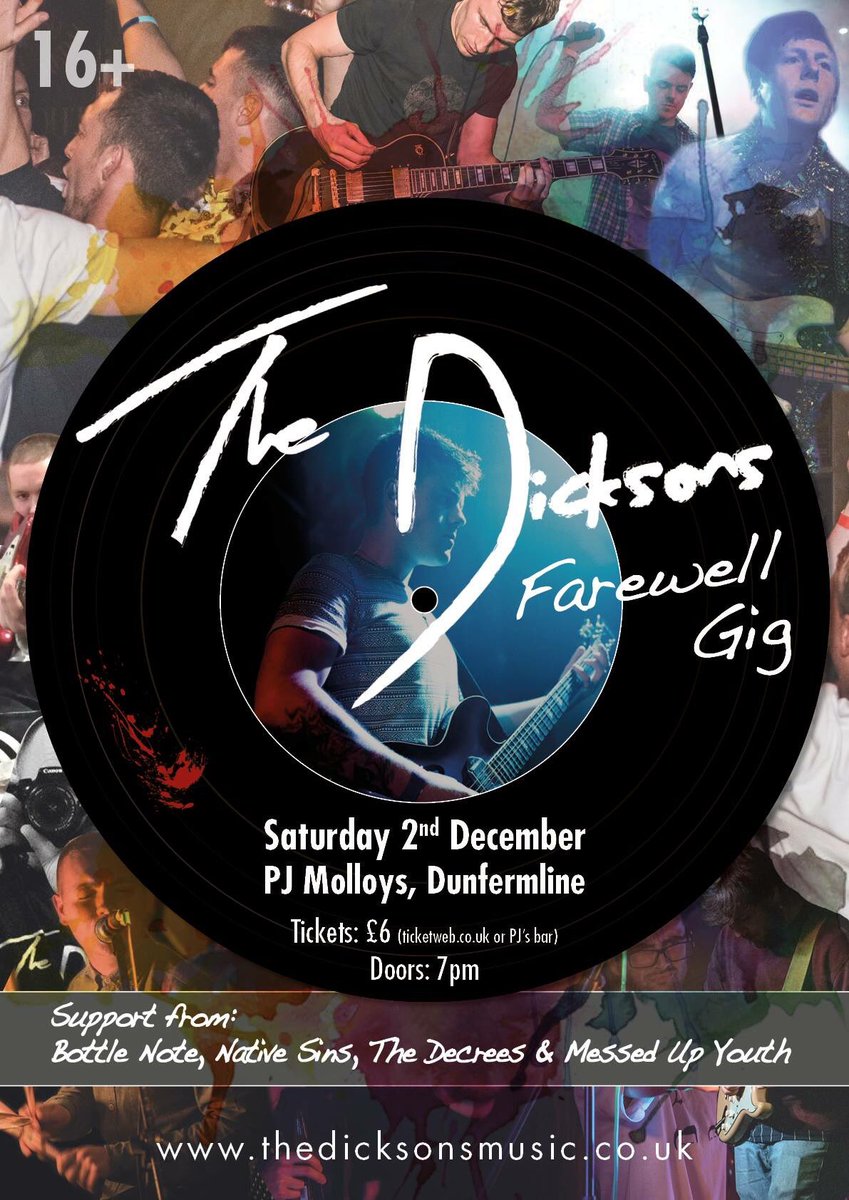 Bottle Note (@bottlenote1) on Twitter photo We're heading up to Dunfermline tomorrow to send off the incredible boys in <a href="/TheDicksonsBand/">The Dicksons</a> ! Gonna be a mental night with a quality line up, BE THERE ๐โ๐ป We're heading up to Dunfermline tomorrow to send off the incredible boys in <a href="/TheDicksonsBand/">The Dicksons</a> ! Gonna be a mental night with a quality line up, BE THERE ๐โ๐ป