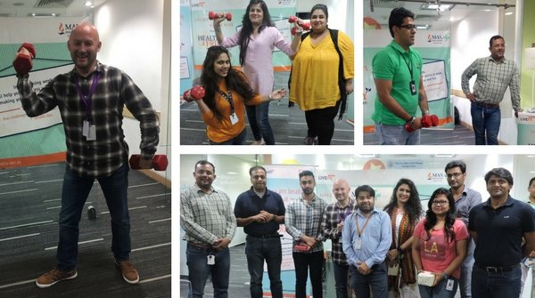 exl_service's tweet photo. Fit employees are happy employees! We recently threw a challenge to our employees at EXL Noida to test their fitness limits, and we were in for a pleasant surprise! Not only did they easily complete the challenge but ended up having great fun as well. #HealthyFriday #EXLCares https://t.co/lcBXEBeiat