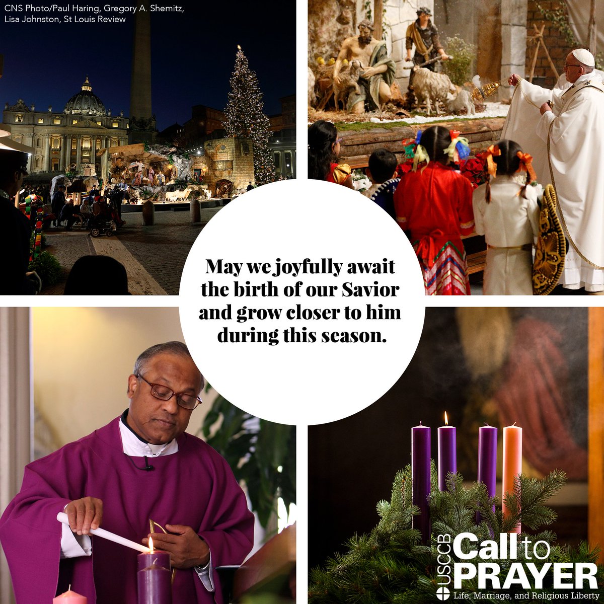 foryourmarriage's tweet photo. Today's #Call2Prayer intention: may we joyfully await the birth of our Savior and grow closer to him during this season. https://t.co/rOV5dftpor https://t.co/gnIrXu5adp