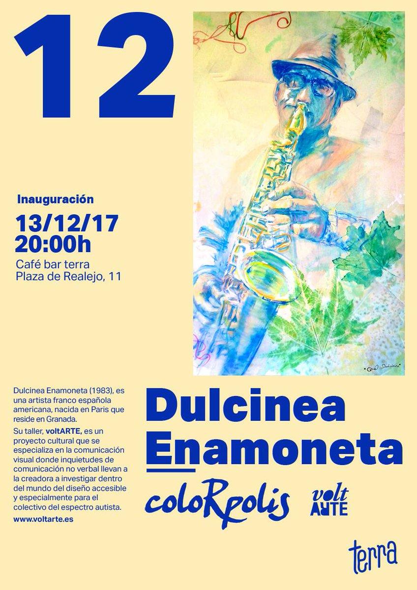 Broche final para las exposiciones de 2017 con Dulcinea Enamoneta. Colorpolis brillará durante todo el mes de diciembre.