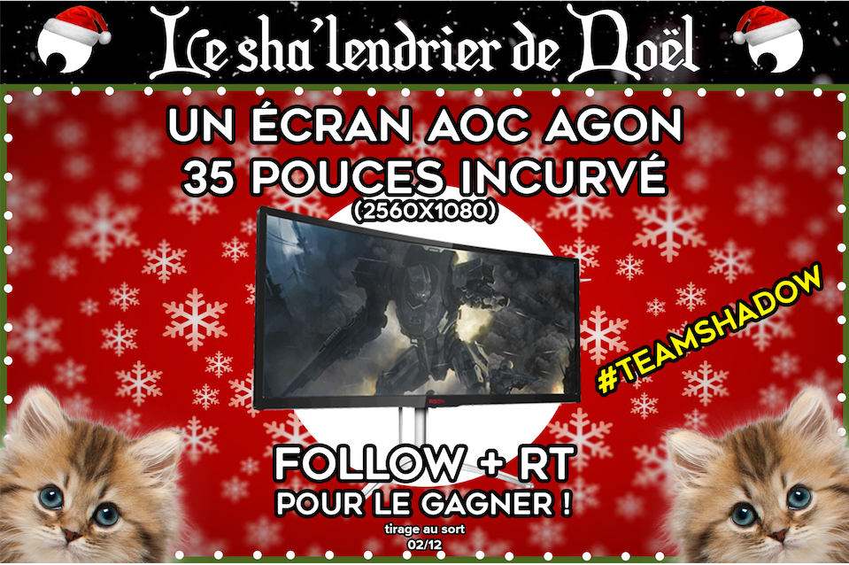 Shadow_France's tweet photo. Pour fêter la sortie de Shadow, le PC gamer hyper-puissant :

#Concours Sha'lendrier de Noël #teamshadow JOUR 1. 
RT + FOLLOW pour participer 🔥

Découvrez et commandez Shadow sur https://t.co/Vcn1UIML6s 🚀 https://t.co/0JQtptdyQo