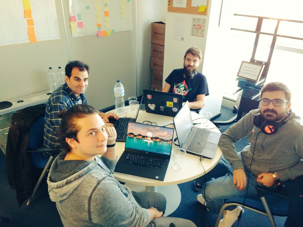 Por si alguien los está buscando, hoy hemos acogido en <a href="/grupopronet/">grupo pronet</a> a cuatro colegas de <a href="/plainconcepts/">Plain Concepts</a> Bilbao. Esperamos que hayáis estado a gusto.