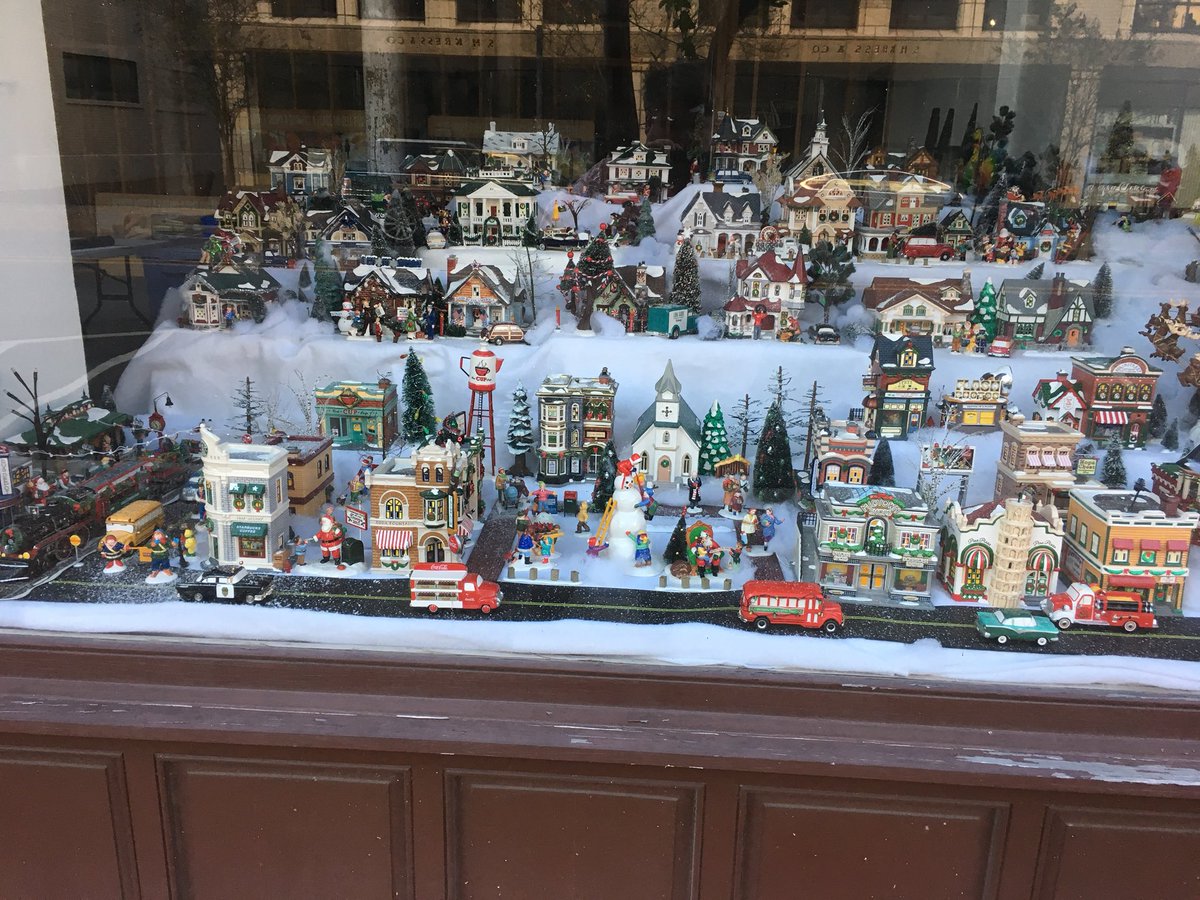 GroveTransit's tweet photo. Visit @GroveTransit Snow Village (Carter Bldg-Main St) &amp; vote for us #14 on @HburgDowntown Facebook page for People’s Choice https://t.co/3nncouF0T9