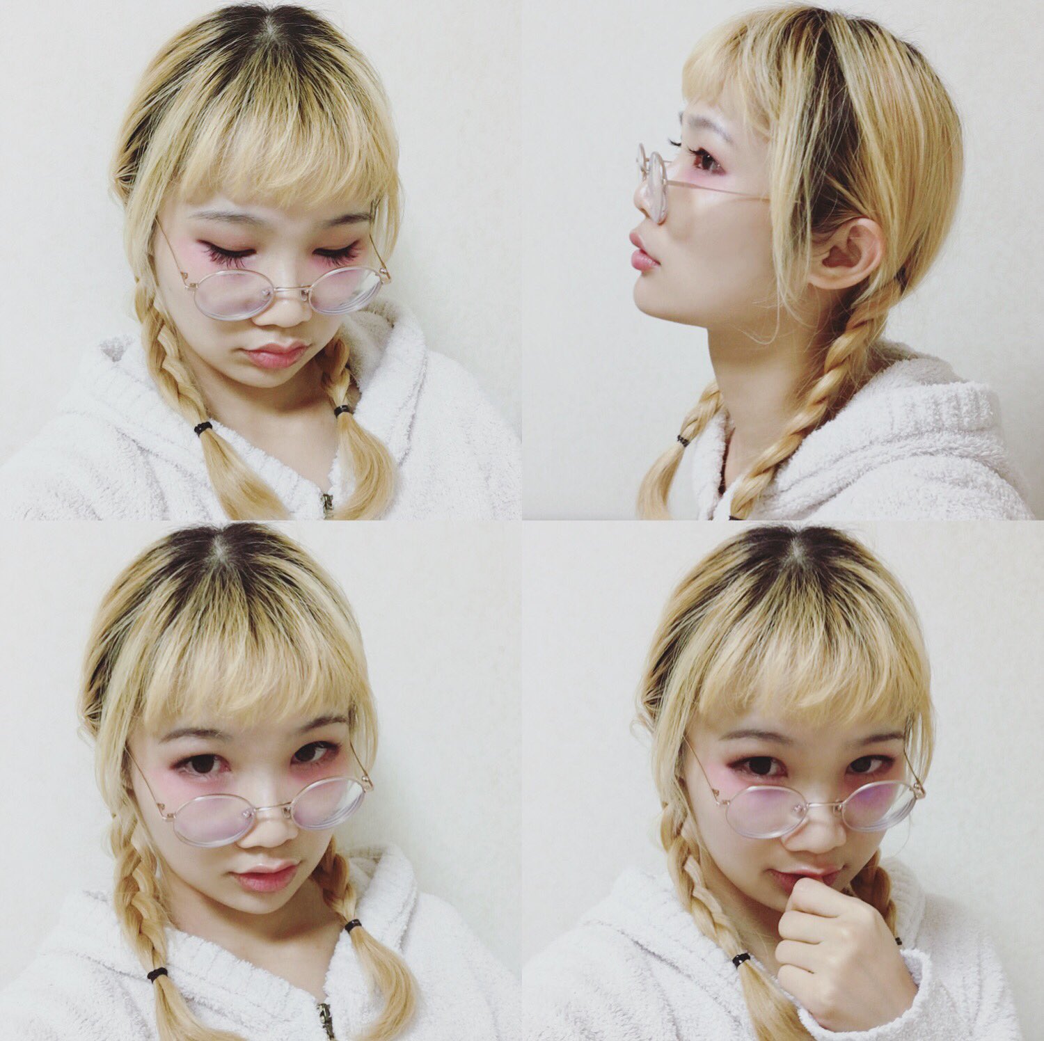 Missribboncici 起きたばかりところだ 前髪なんて可愛い気味たんだ 今日の私 ファッション 髪型 前髪 金髪 メガネ メガネ女子 原宿 原宿系 原宿風 おしゃれ 可愛い Ootd Ootdfashion Ootdstyle Todayslook Cute T Co Xt4iyamad2
