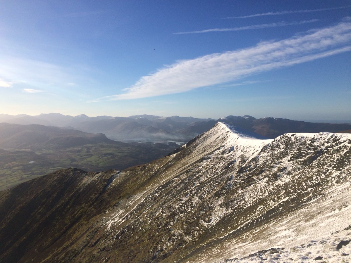 Feeling lucky to get a daytime adventure up Blencathra. Sun, snow and running. What’s not to enjoy?