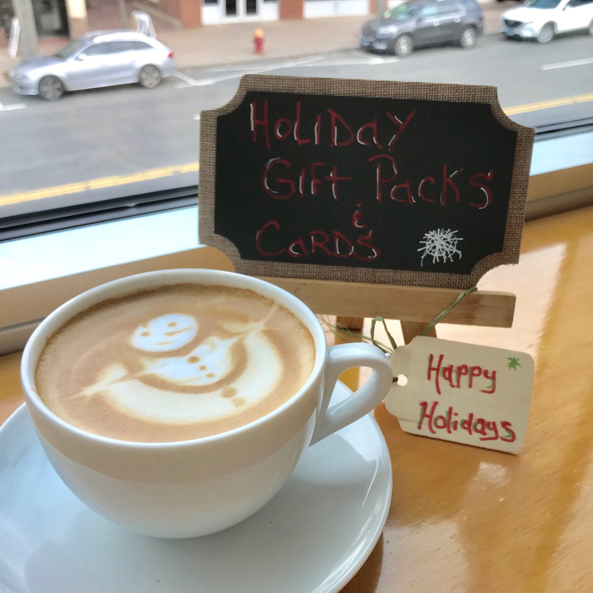 Did someone say December 1st?  Time to get ready for Christmas (or the festivus of your choosing).  Fuel up with a latte and shop for beanies, gift cards, coffee, and carbs.  #HBCo