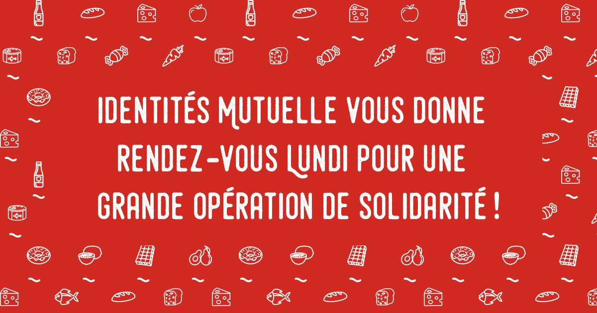 En 2017, Identités Mutuelle est plus que jamais #CréatriceDeSolidarité. A l'approche des fêtes de fin d'année, nous vous donnons rendez-vous dès lundi prochain pour lancer et partager une grande opération #solidaire ! Pour vous, c'est quoi être créateur de #solidarité ?