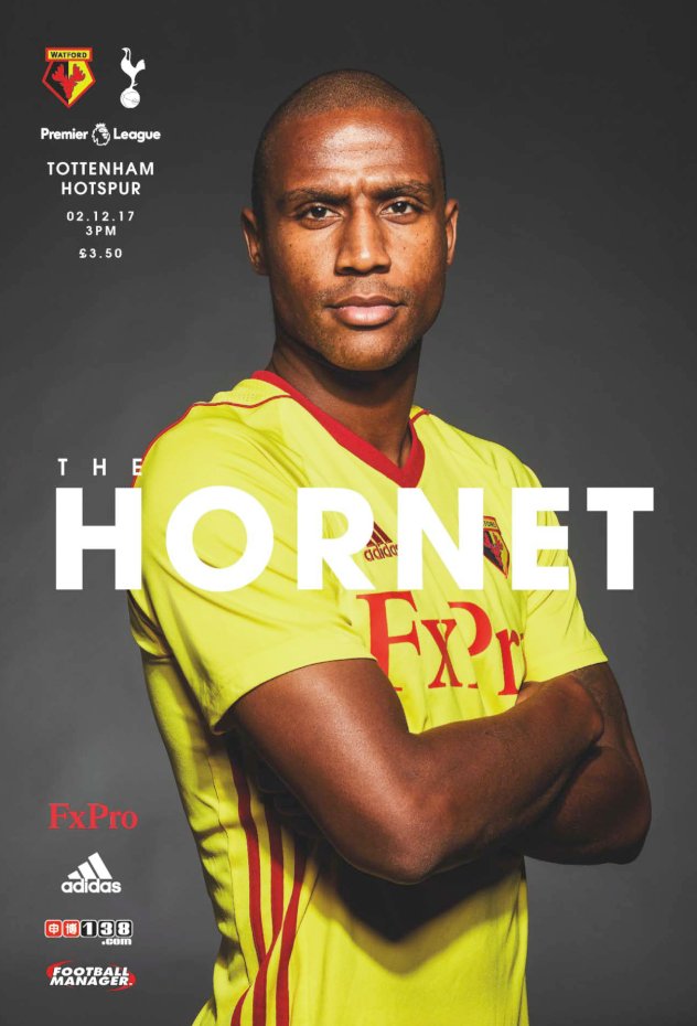 📖 | In tomorrow's programme as #watfordfc host <a href="/SpursOfficial/">Tottenham Hotspur</a>:

➡️ In-depth feature interview with Marvin Zeegelaar 
➡️ Tim Sherwood's best XI of ex-teammates from Watford &amp; Spurs
➡️ See who <a href="/chriskabasele27/">Christian Kabasele</a> picked in My Footballing Hero

Plus a whole lot more! 🐝🐝🐝