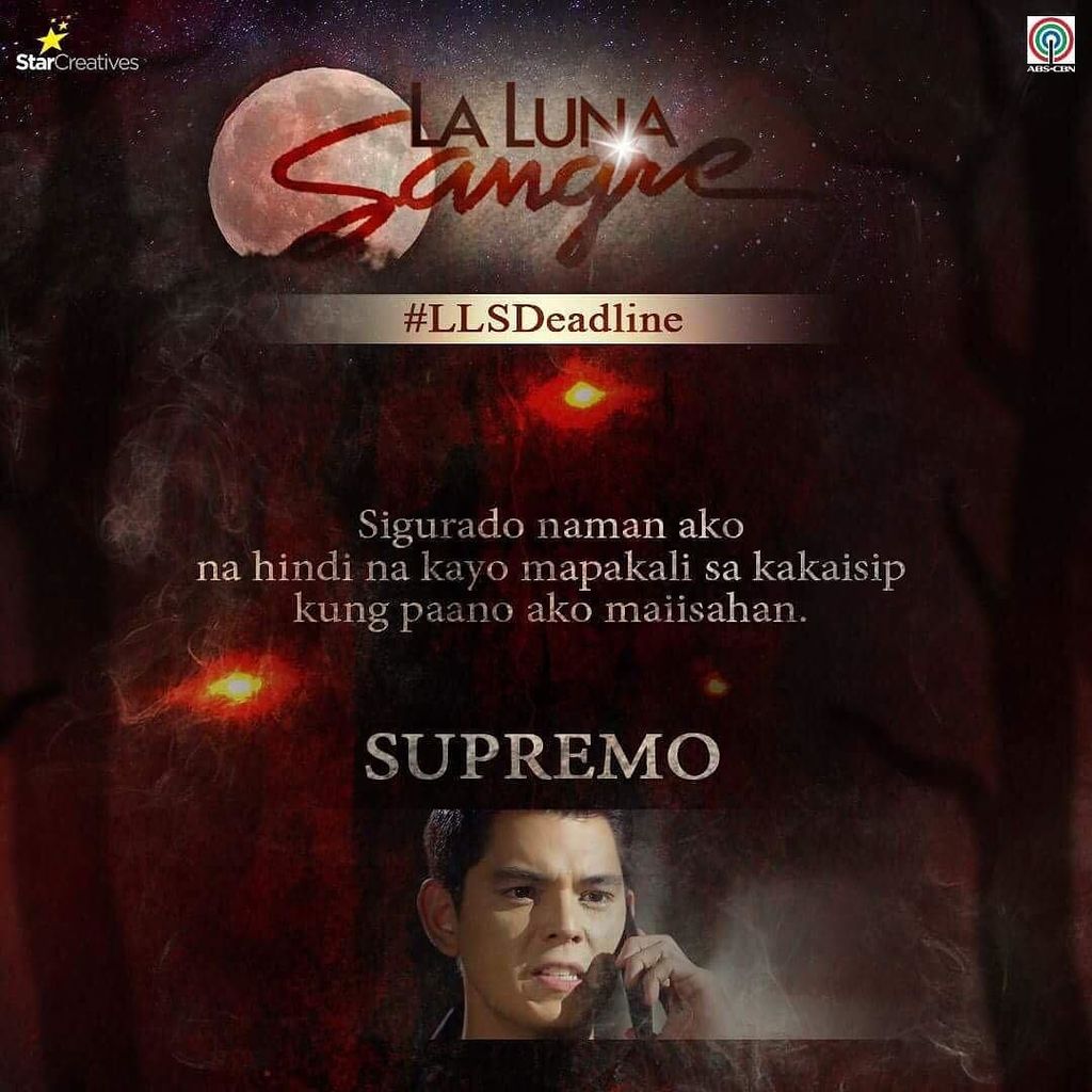 StarCreativesTV's tweet photo. Ang sama-sama ng Supremo π #LLSDeadline #LaLunaSangre #PowerUnlockWeek https://t.co/RXPTLb5M37