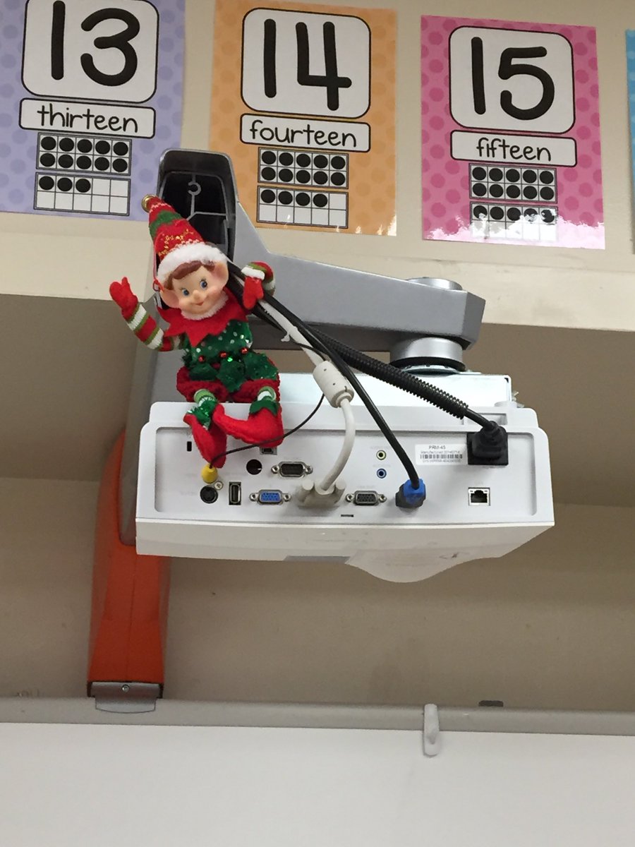 Buffiestegall's tweet photo. Our classroom ELF has arrived! Let the fun begin!!!🎄 https://t.co/bQ4vQmxwVS