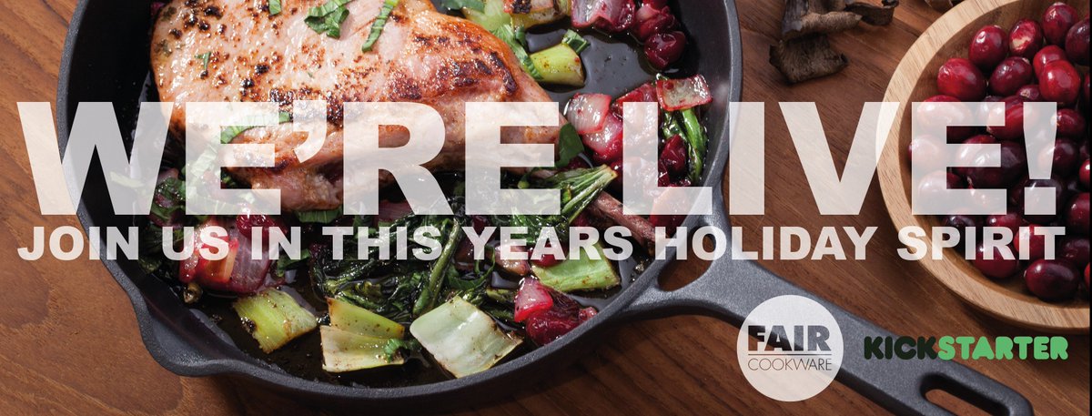 FairCookware's tweet image. We Are LIVE On Kickstarter FAIR Cookware Care For Hunger U.S. Kickstarter Project
#FAIRCookware #CareForHunger #FAIRCookwareKickstarter #FAIRCookwareCrowdfunding
.
kck.st/FAIRCookwareKi…