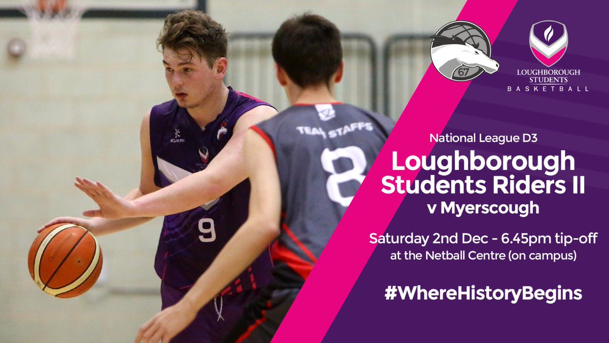 lborobasketball's tweet image. Be sure to be at @lborouniversity tomorrow evening for a huge top of the table clash for our Student Riders II!

📍: Netball Centre (on campus)
⏰: 6.45pm
🏆: @NBLengland 

#WhereHistoryBegins