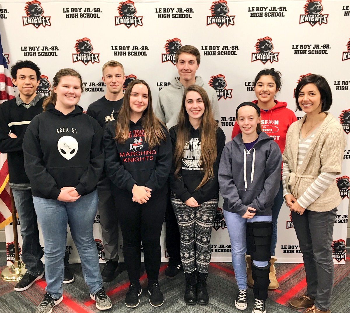 LeRoy_CSD's tweet photo. Happy 3rd Birthday today to our independent study course, Knights’ Tech Desk!
Read about this year’s team in today’s Weekly Update &amp; also by visiting their website:
https://t.co/n0hwCSv64x
Thanks for your efforts @knightstechdesk!
#LRtech https://t.co/SgFNp4yUkK