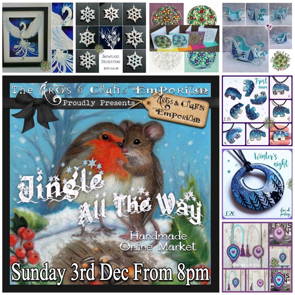 acegifts's tweet photo. Our Jingle all the way event is this Sunday 3rd Dec 8pm! #craftbuzz #acegifts #christmasshopping #handmade https://t.co/qtisXnnj2J https://t.co/mCMgSrP2AC