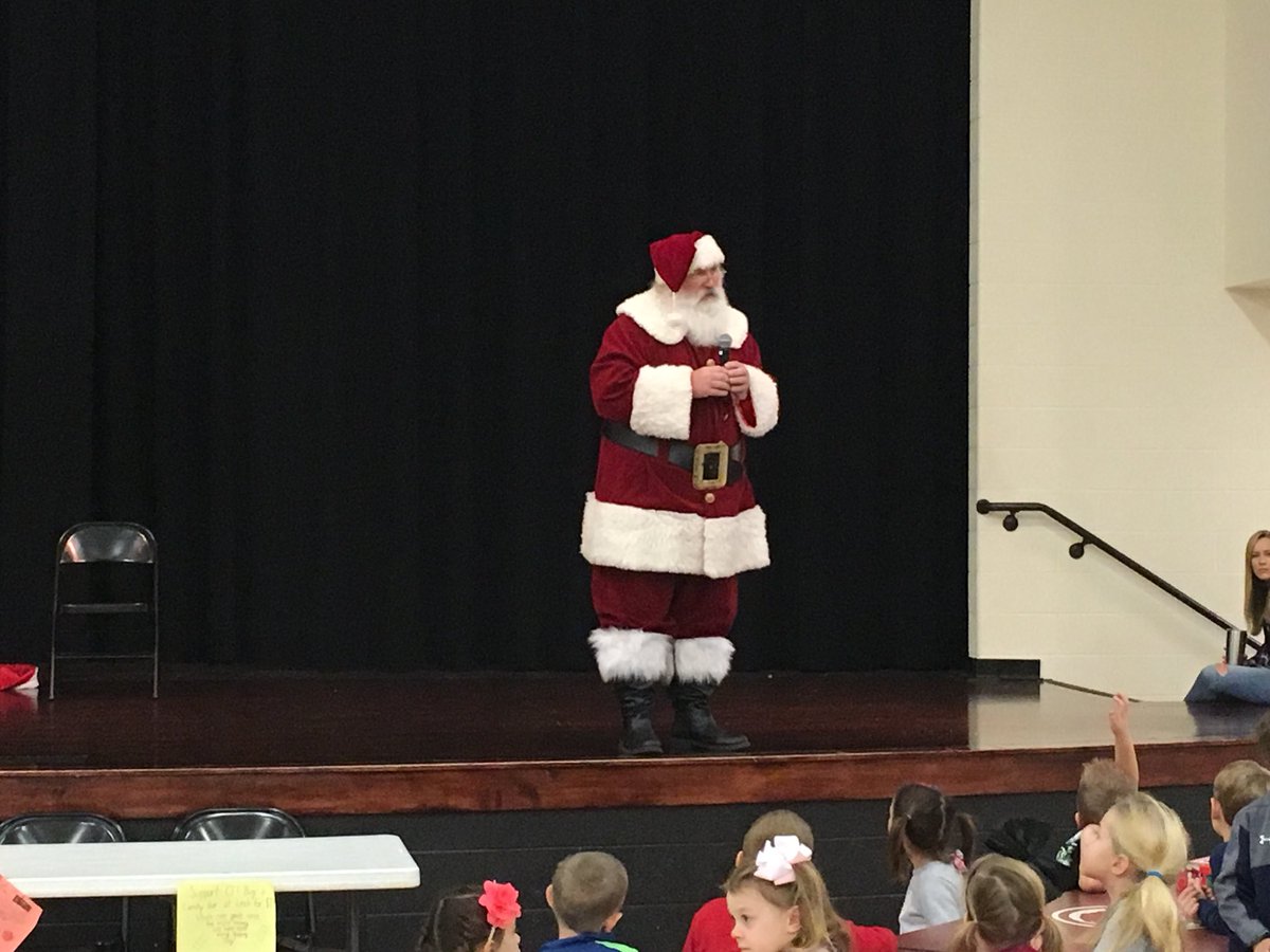 cedarville_elem's tweet photo. Santa visited this morning to bring a special gift to K-2 students! https://t.co/cMPWnbW6BA