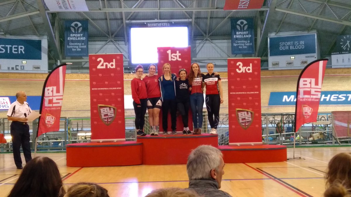 And that's also gold for Laurie and Anna in Women's Team Sprint 🏆🏅🌟
#ThisGirlCan 
#SmashedIt
#BUCSTrack