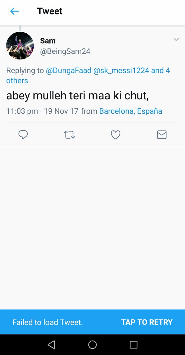 DungaFaad's tweet photo. Pakda @sk_messi1224 gaya ye @beingsam24 gandu fir tweet delete krta hai cc @BeingAltaf27 @ShreyaSlays_ @Being_PreeTy https://t.co/2tphFtlHNN