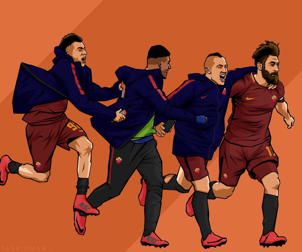Un #RomaArt speciale dedicato al Derby realizzato da @rey_the_kidman

#RomaLazio #ASRoma