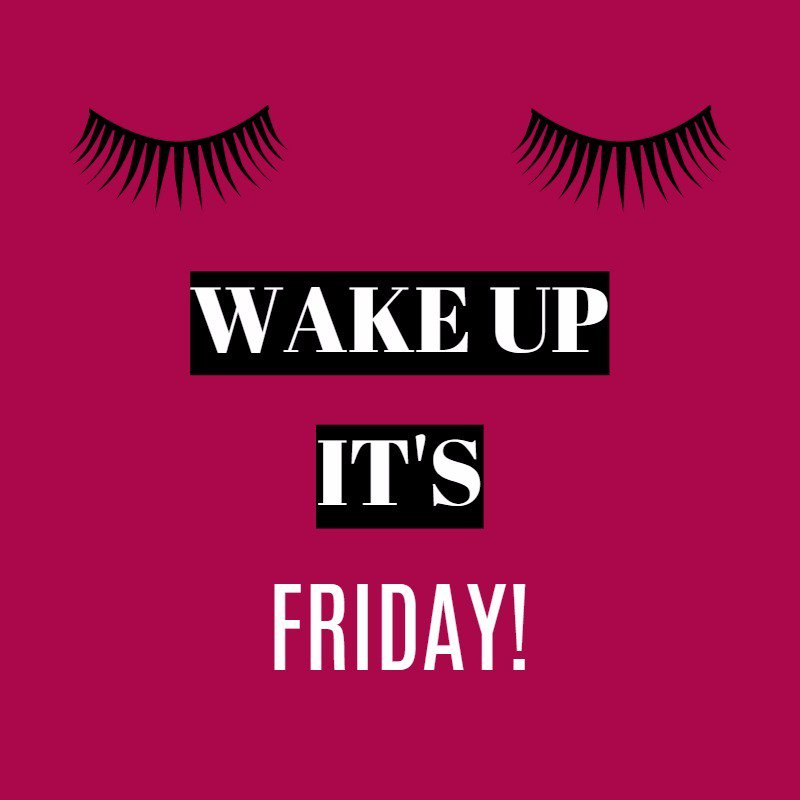 Laia_Chiva's tweet photo. Wake up, it's friday! #HappyFriday  🖤❤️🖤 https://t.co/rIyjP7zn9A