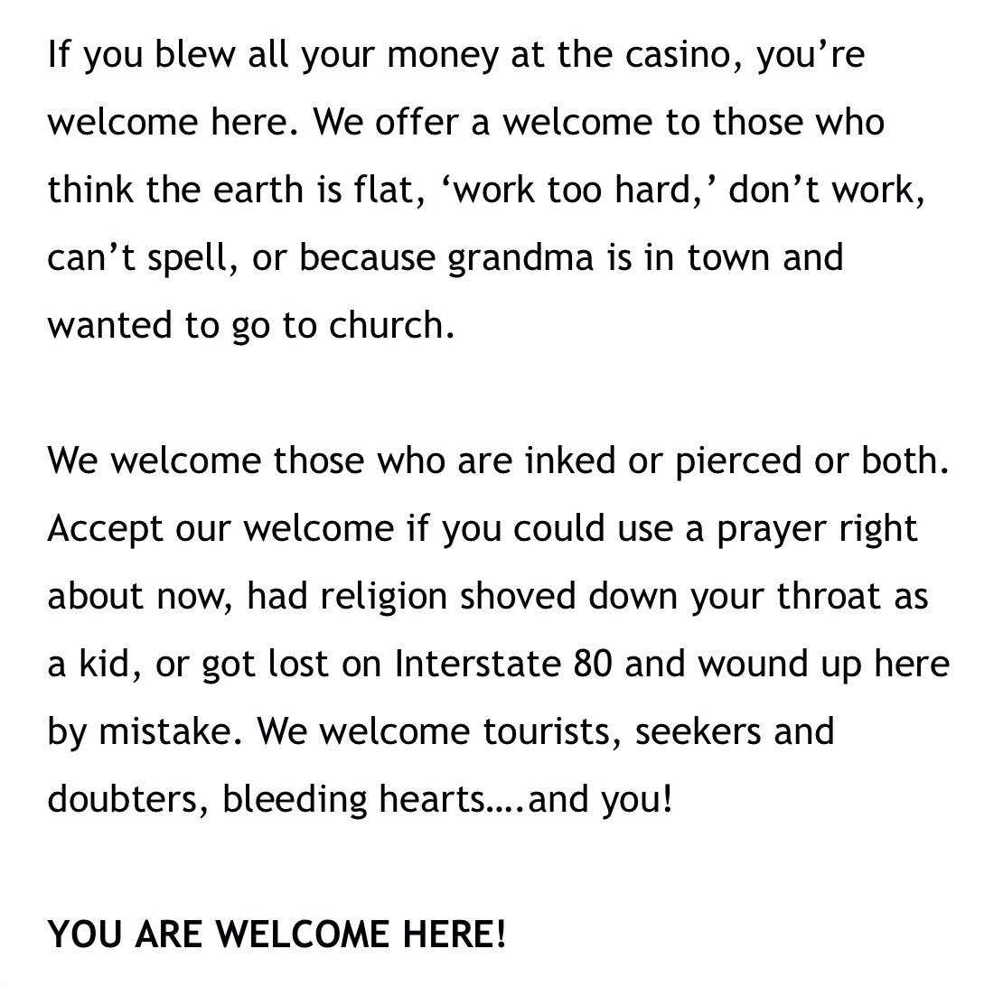 GoodShepherdWM's tweet image. “YOU ARE #WELCOME HERE!” -GW
