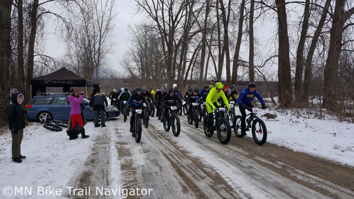 MNBTNavigator's tweet photo. Get Phat With Pat Fatbike Races Scheduled for Sixth Year. #GetPhatWithPat #fatbike #fatbikeracing #MNRiverBottoms #WinterFete #Bloomington https://t.co/hepLOeR8hJ https://t.co/iWaJrhRAZt