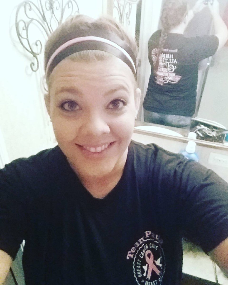 benolastname's tweet photo. #TeamPaula #BreastCancerAwareness #bestbossever https://t.co/9CG5FMqzGC