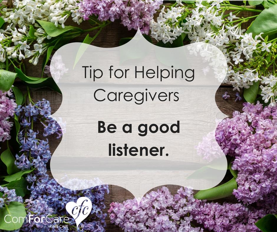 Many family caregivers just want to know you supporting them. #FamilyCaregiversMonth #ComForCare