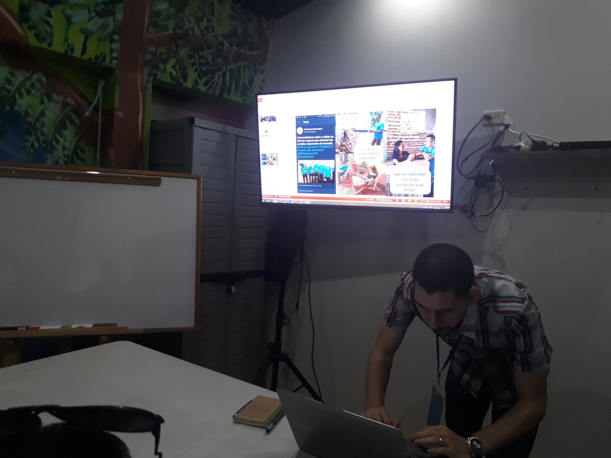 arsenal_brain's tweet photo. Test de Pitch en #SwCartagena2017 #TGsw2017 #Turismo #Cartagena Emprendimiento @camcartagena @SWCartagenaCol @FundaTIC https://t.co/vQdXcHMz8h