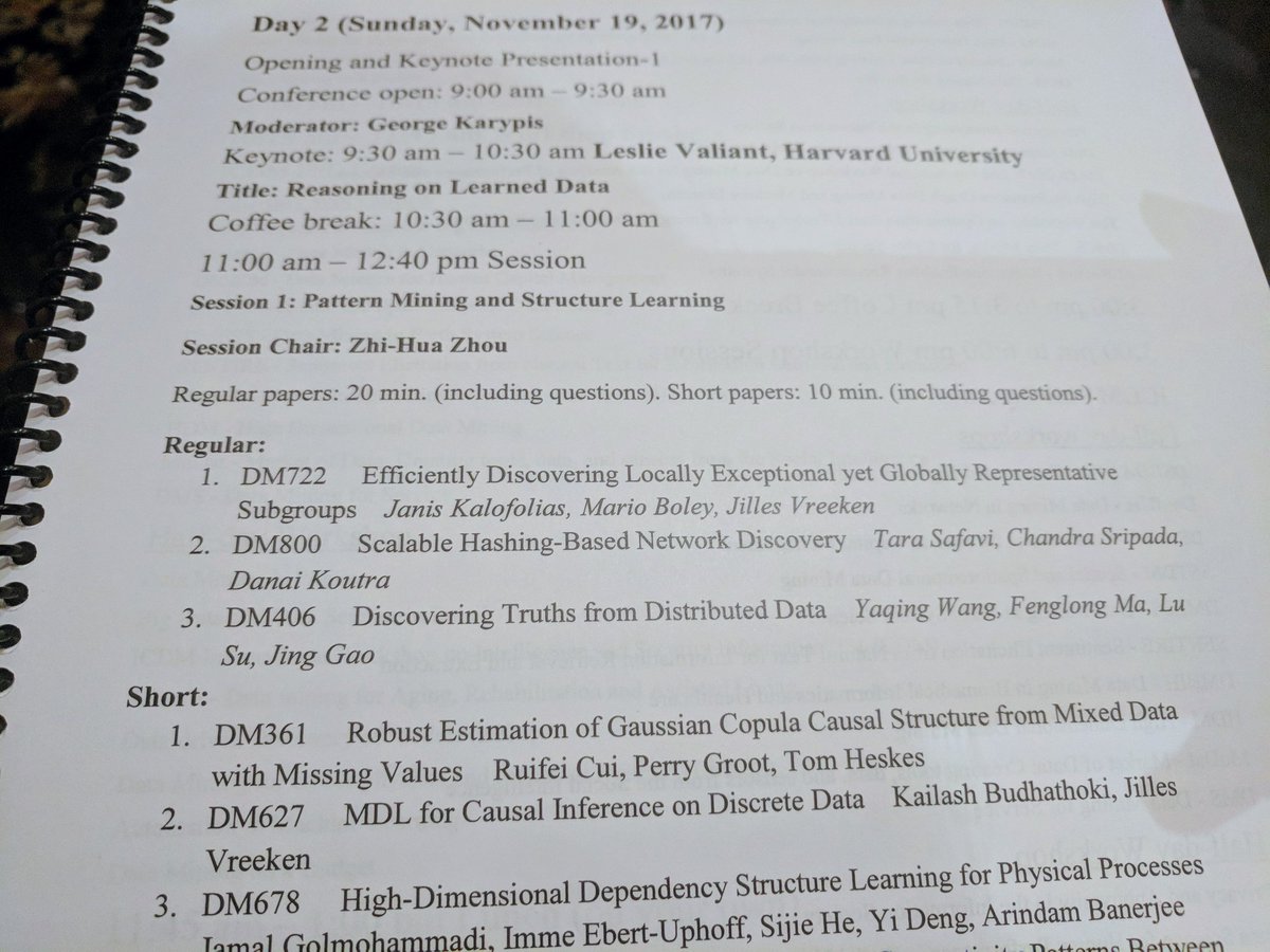 danaikoutra's tweet photo. Very proud advisor moment: Tara Safavi did an awesome job presenting her paper on "Scalable Hashing-based Network Discovery" at #icdm2017!
https://t.co/ZuAhdgTHf8 https://t.co/HL4hadp9df