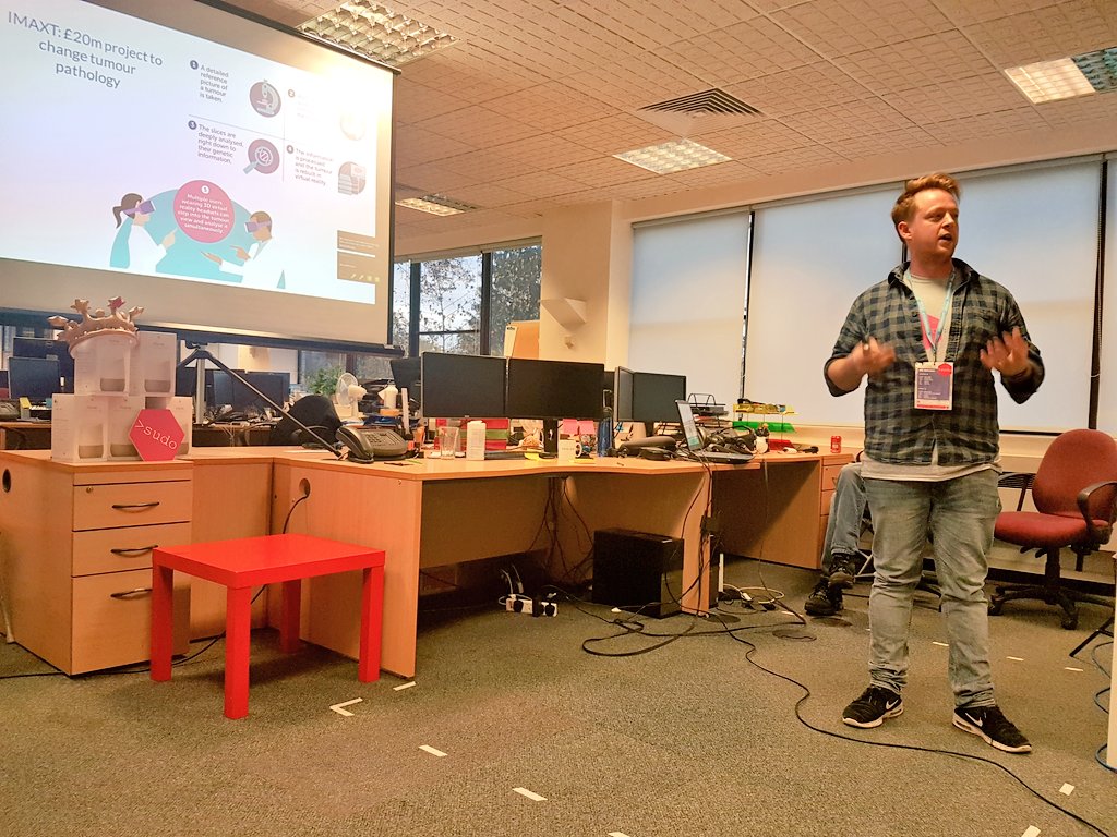 AmandineFlachs's tweet photo. That's the end of a fantastic #hackathon! Well done to all the team who worked really hard @sudochallenge #sudoimmerse https://t.co/dbAtBh7ey2