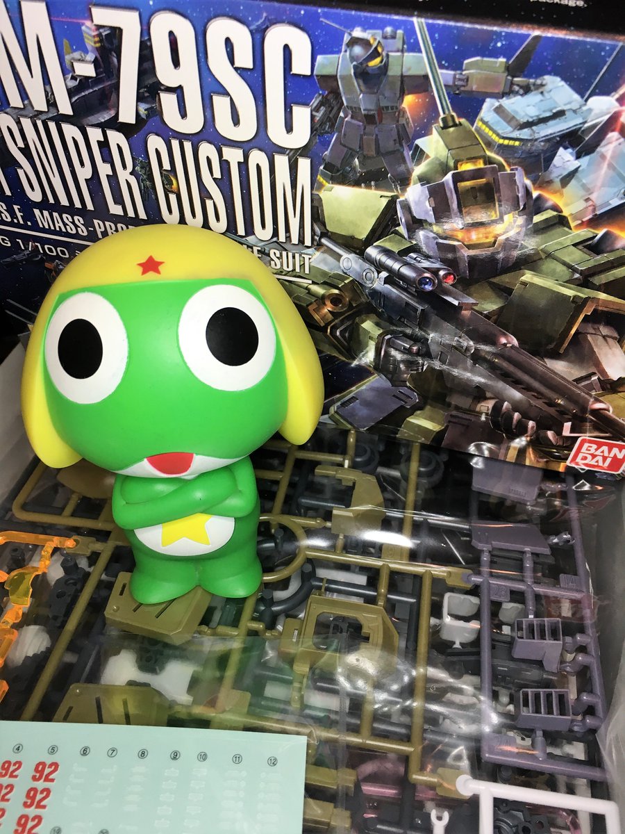 公式 ケロロ軍曹pr ジム スナイパーカスタム いつ作れるかなぁ 超劇場版ケロロ軍曹