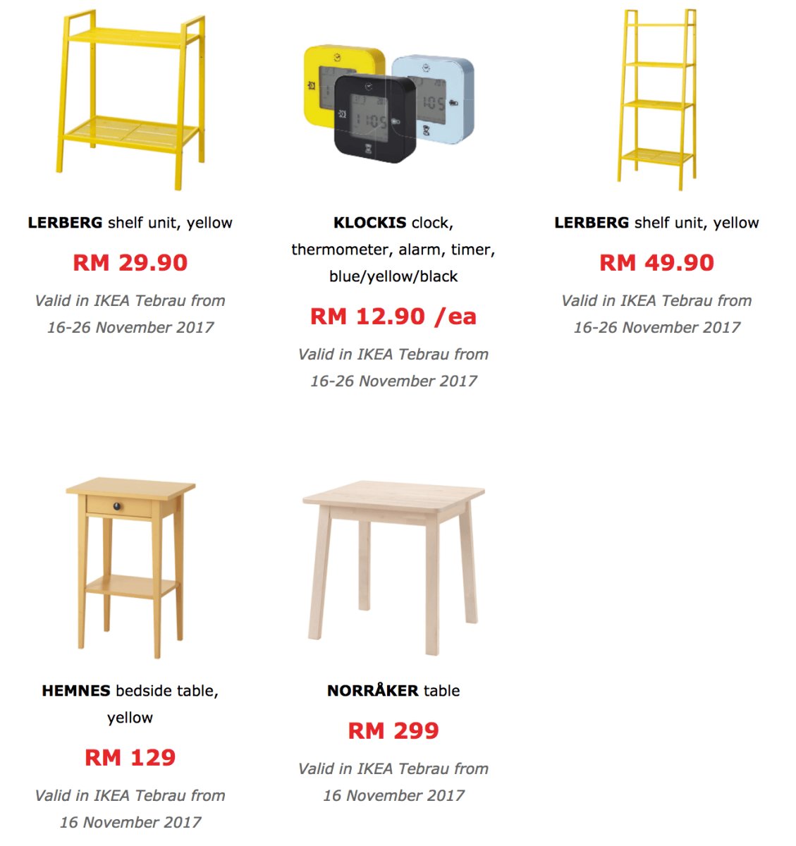 ikeahackers's tweet photo. #IKEATEBRAU opening offers! I heard it's while stocks last. So my dear Johoreans, get in there before it's too late. https://t.co/LjRALcnvsJ https://t.co/ZNVuur2EyF