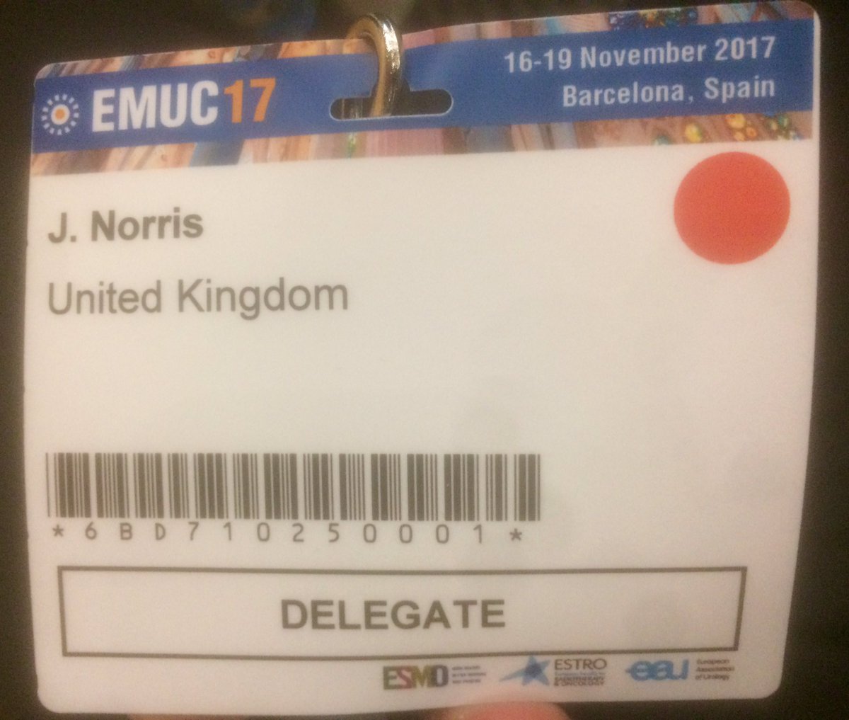 MrJosephNorris's tweet photo. Fantastic time in Barcelona for #ESUI17 #EMUC17. So inspiring & educational. Thank you @TUF_tweets for awarding me the 2017 TUF Travel Grant to facilitate this. Also, thanks to @OfficialNIHR for my ongoing NIHR Fellowship support #SunnyBarca #NotMyBoat #Dilbar #SagradaFamília https://t.co/euSl4TyUyD