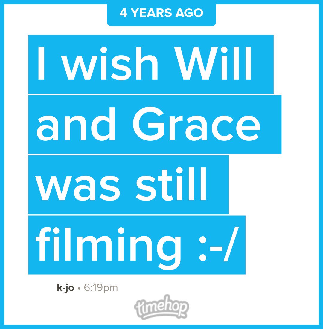 kelseyjog's tweet photo. Wish come true! @WillAndGrace https://t.co/9nHVXaO4Li